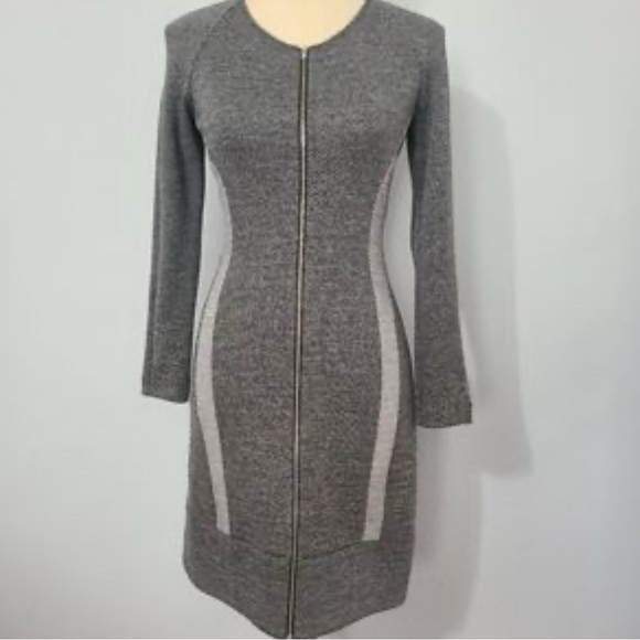 Theory Monochrome “Cheyenne” Knit Dress - Picture 3 of 6